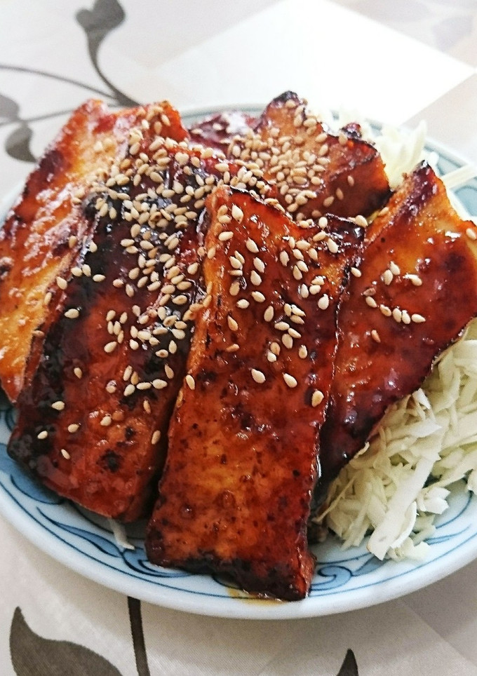 簡単 ダイエット 厚揚げの甘辛焼き♪-レシピのメイン写真