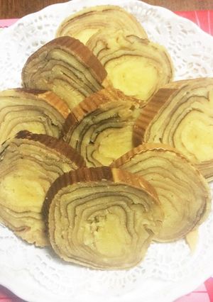 玉子焼き機でバームクーヘン-レシピのメイン写真
