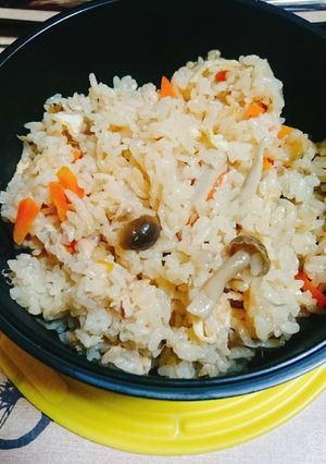STAUBで炊き込みごはん-レシピのメイン写真
