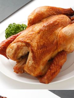 クリスマス赤鶏のローストチキン(丸鶏)-レシピのメイン写真