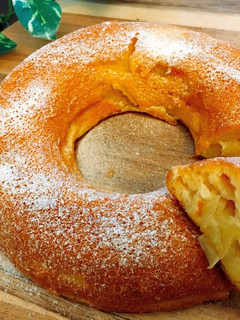 簡単ヘルシー♪林檎のヨーグルトケーキ-レシピのメイン写真