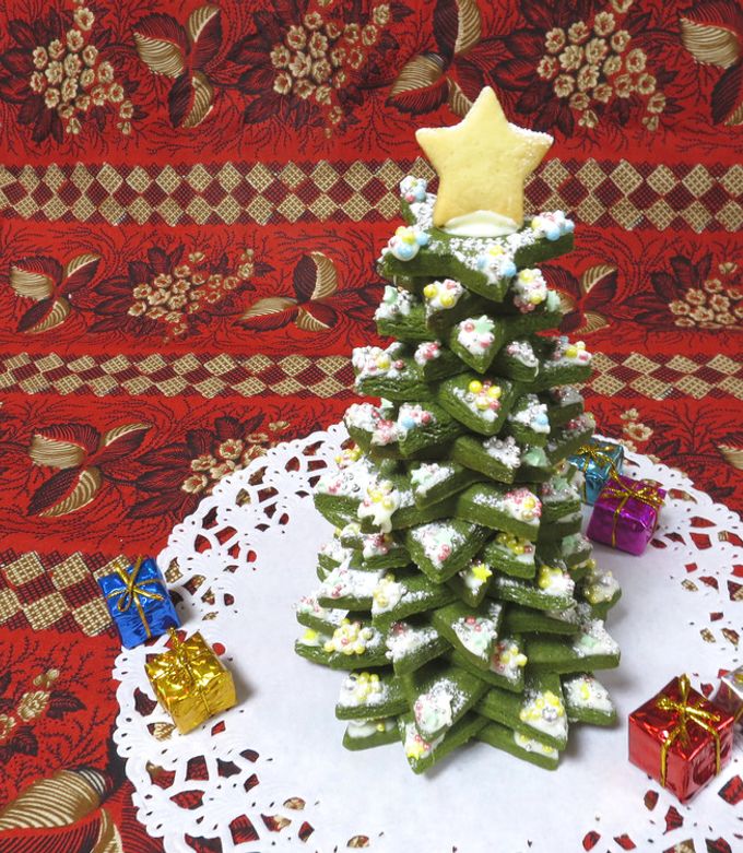【簡単】立体クリスマスツリークッキー♪-レシピのメイン写真