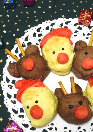 【簡単】HMでクリスマスちぎりパン♪-レシピのメイン写真