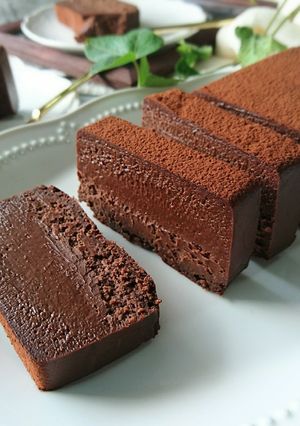 濃厚チョコテリーヌ♡-レシピのメイン写真