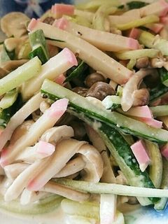 簡単♪しめじときゅうりの和え物♪-レシピのメイン写真