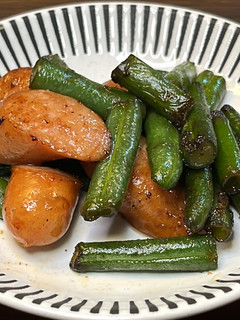 ソーセージのバターしょう油炒め-レシピのメイン写真