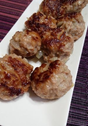 豚ひき肉で☆しゅうまい風味のつくね-レシピのメイン写真