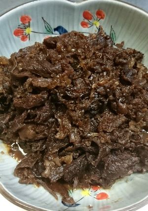 簡単!馬肉のような牛肉の時雨煮-レシピのメイン写真