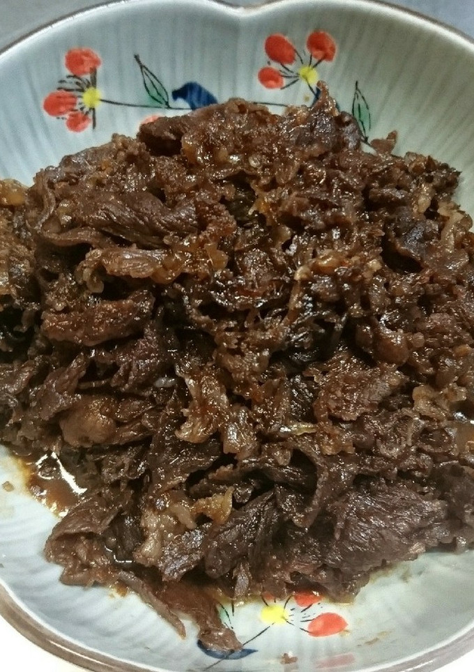 簡単！馬肉のような牛肉の時雨煮-レシピのメイン写真