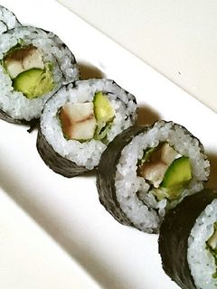 【締め鯖・胡瓜・ガリ・大葉の海苔巻き♪】-レシピのメイン写真