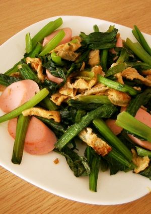 小松菜の炒め物-レシピのメイン写真