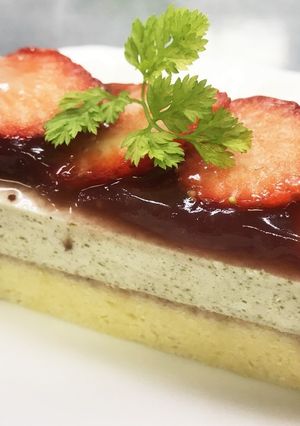 イチゴとピスタチオのムース-レシピのメイン写真