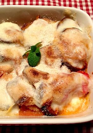 糖質低め茄子とトマトのグラタン-レシピのメイン写真