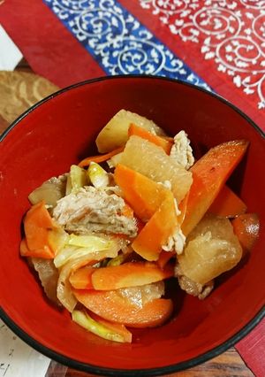 豚肉と冬瓜の炒め煮-レシピのメイン写真