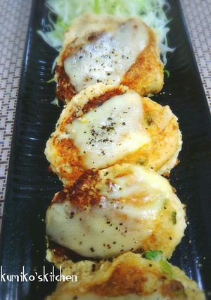 ふんわり山芋味噌チ～ズお焼き-レシピのメイン写真