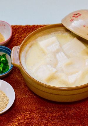 豆乳あんかけ湯豆腐-レシピのメイン写真