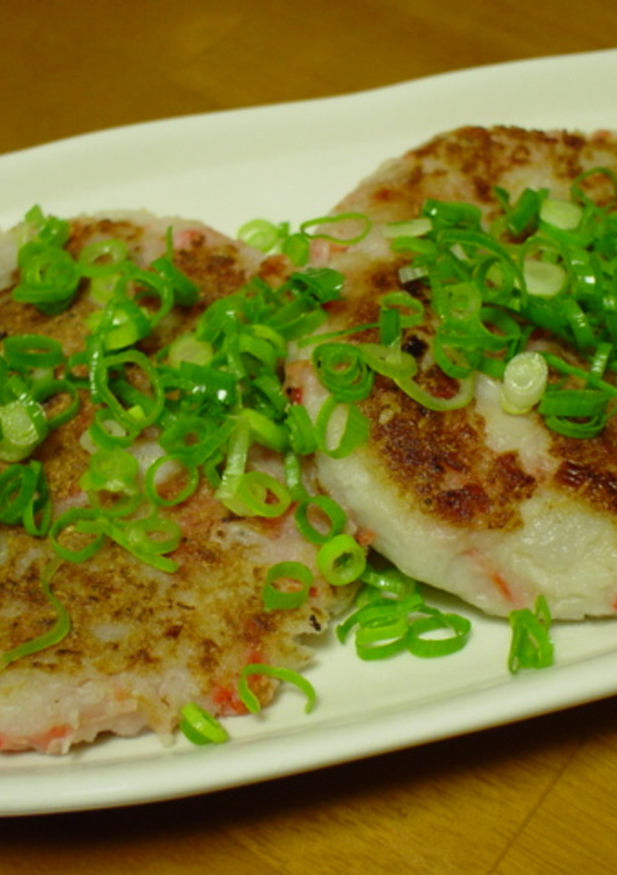 小エビたっぷり♪里芋のお焼き風①-レシピのメイン写真