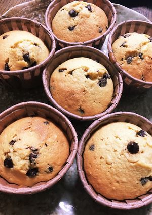 ココナッツ風味のチョコチップマフィン-レシピのメイン写真