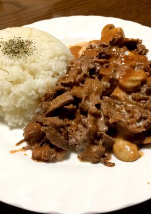 ビーフストロガノフ♪意外と簡単！-レシピのメイン写真