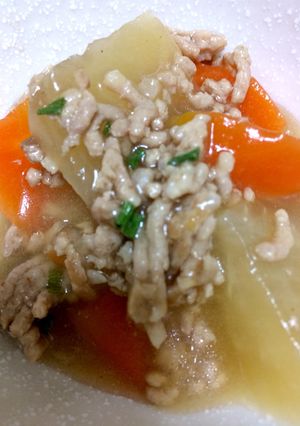 ＊大根と人参の そぼろ煮＊-レシピのメイン写真