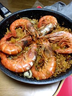 豪華な海老のパエリア-レシピのメイン写真