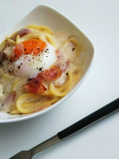カルボナーラ風パスタ-レシピのメイン写真