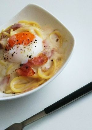 カルボナーラ風パスタ-レシピのメイン写真