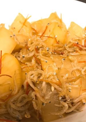 大根とじゃこのオイスターソース煮-レシピのメイン写真