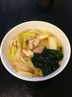 簡単!鳥南蛮うどん-レシピのメイン写真