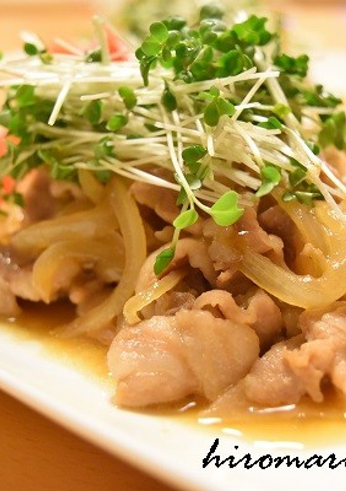 定番の味！豚バラ炒め生姜焼き風-レシピのメイン写真