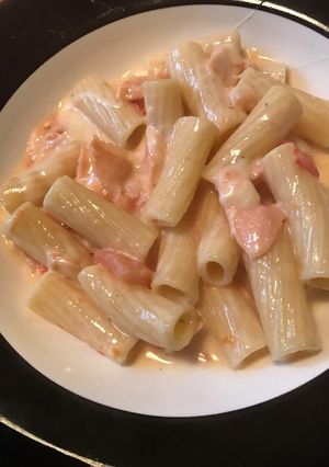 スモークサーモンのクリームパスタ-レシピのメイン写真