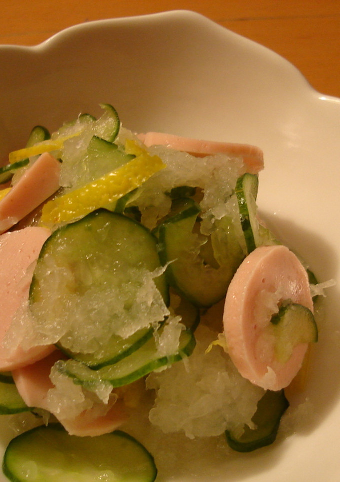 魚肉ソーセージのおろし和え♥-レシピのメイン写真