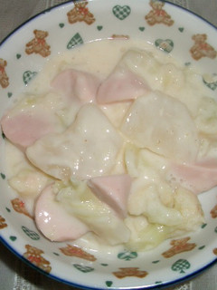 魚肉ソーセージのクリーム煮-レシピのメイン写真
