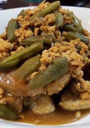 ズッキーニとインゲンの鶏あんかけ-レシピのメイン写真