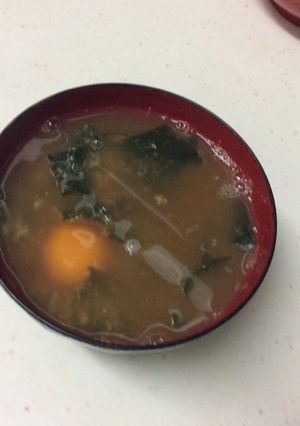 超簡単！卵の味噌汁-レシピのメイン写真