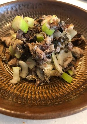 簡単！鰯丸干しネギ和え-レシピのメイン写真