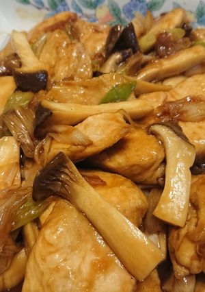 鶏胸肉とエリンギのオイスター炒め-レシピのメイン写真