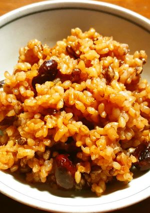 玄もち麦、黒豆入り発芽玄米酵素ご飯-レシピのメイン写真