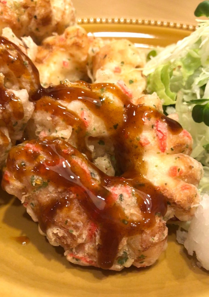 まんまるちくわの磯辺揚げ♪-レシピのメイン写真