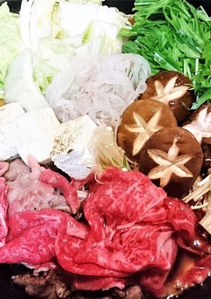 おもてなしに【すきやき&〆のうどんすき】-レシピのメイン写真
