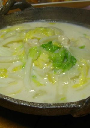 白菜と貝柱のクリーム煮-レシピのメイン写真