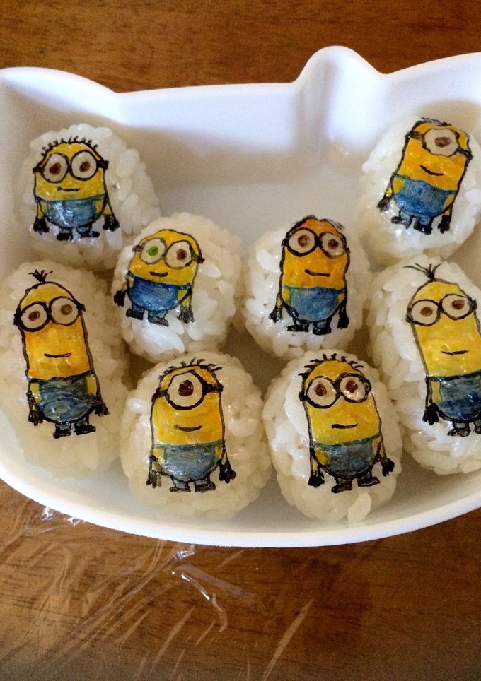 ミニオンズ おにぎり キャラ弁 簡単-レシピのメイン写真