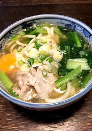 お一人様 塩麹入り塩うどん-レシピのメイン写真