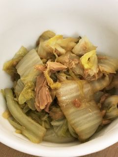 簡単✧白菜とツナの蒸し煮-レシピのメイン写真