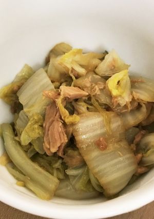 簡単✧白菜とツナの蒸し煮-レシピのメイン写真