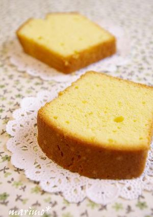 シンプルで極上な☆バニラパウンドケーキ-レシピのメイン写真