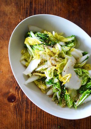 5分！余った白菜でかんたん浅漬け風-レシピのメイン写真