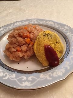 ツナ缶活用!ポリ袋で油いらずのオムライス-レシピのメイン写真