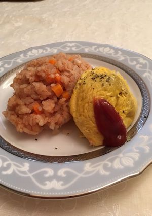 ツナ缶活用！ポリ袋で油いらずのオムライス-レシピのメイン写真