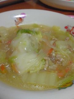 我が家の定番★白菜と豚ひき肉のスープ-レシピのメイン写真